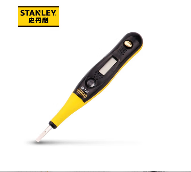 STANLEY史丹利 高档数显测电笔12-220V