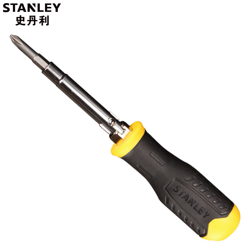 STANLEY史丹利 多功能螺丝刀套装一字十字两用螺丝刀6合一