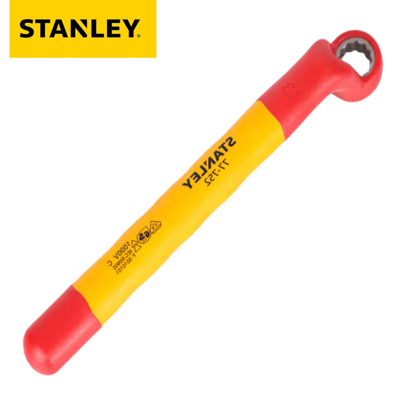 STANLEY史丹利 双色绝缘梅花扳手 电工单头耐高压