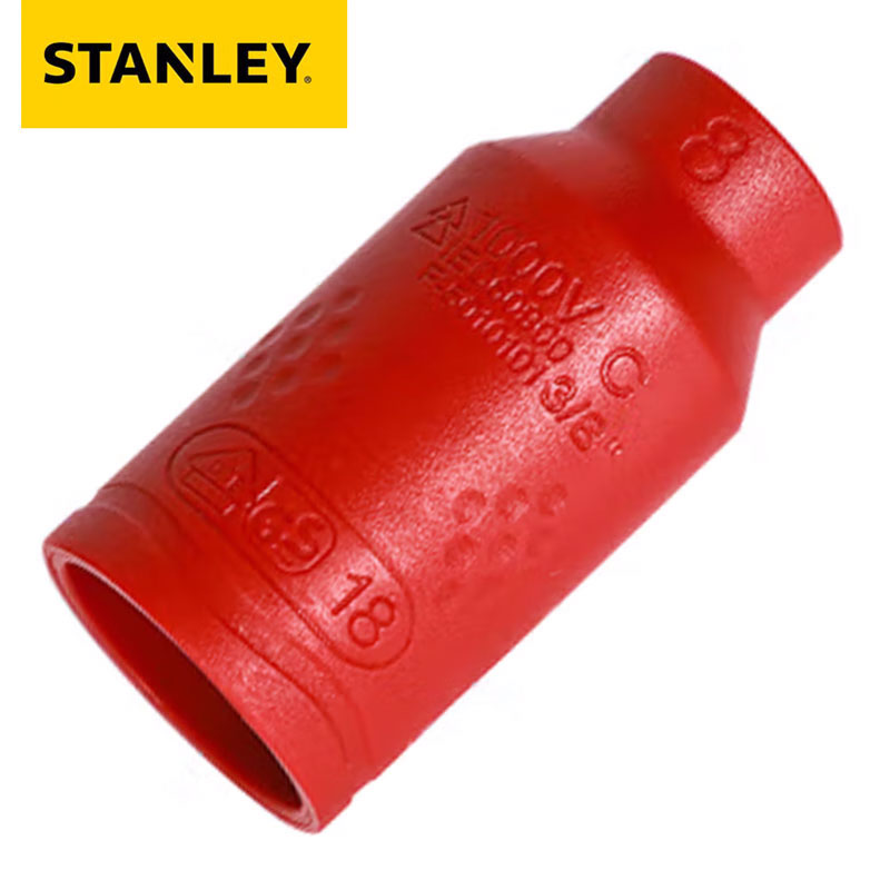 STANLEY史丹利 3/8'' 绝缘公制套筒 电工耐高压