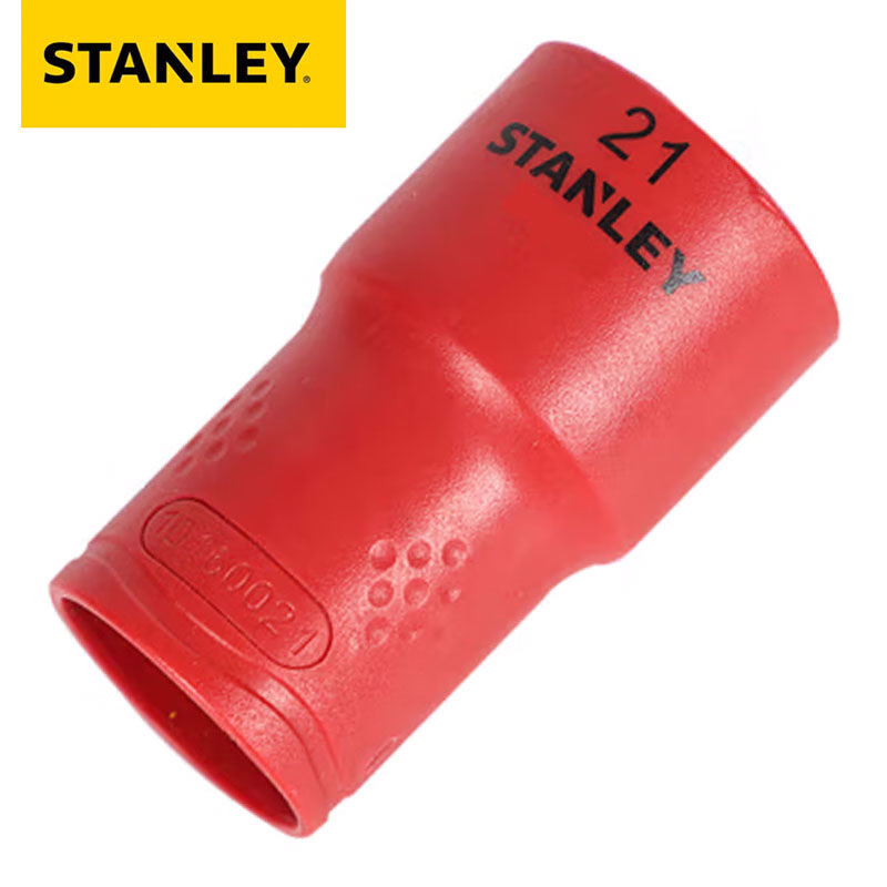 STANLEY史丹利 1/2''绝缘公制套筒 电工耐高压