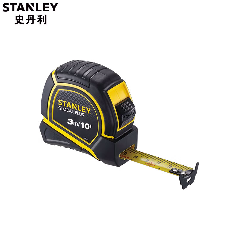 STANLEY史丹利 Global plus公英制卷尺钢卷尺3m/5m/8m米