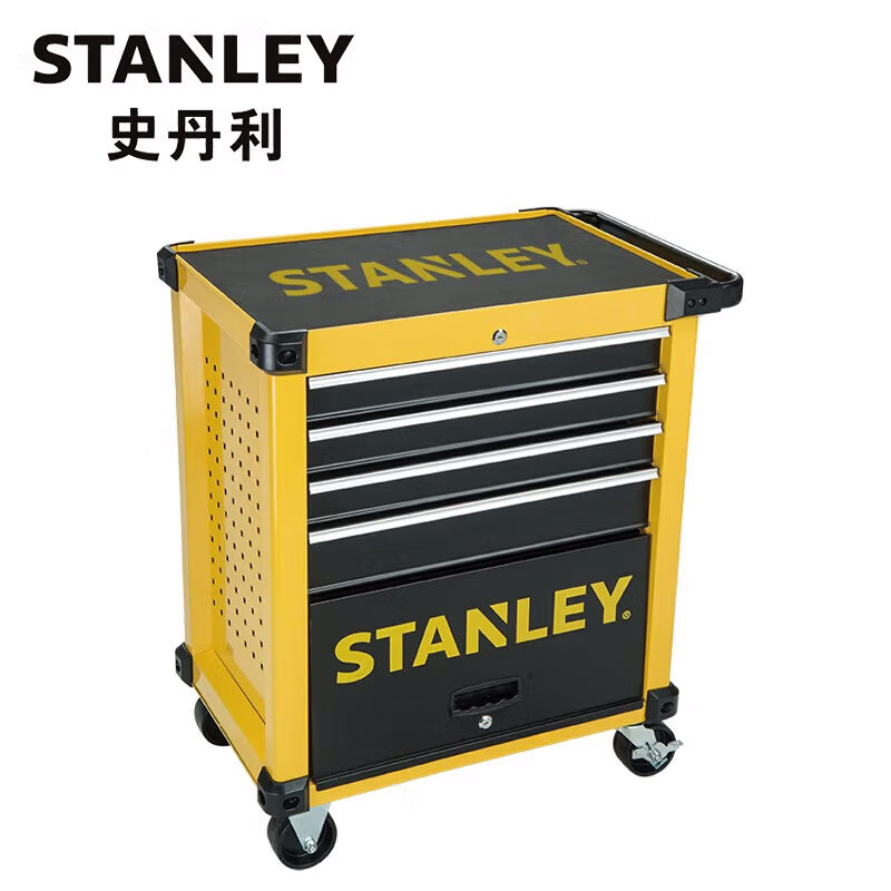 STANLEY史丹利 多抽屉移动车间工具柜带锁工具箱