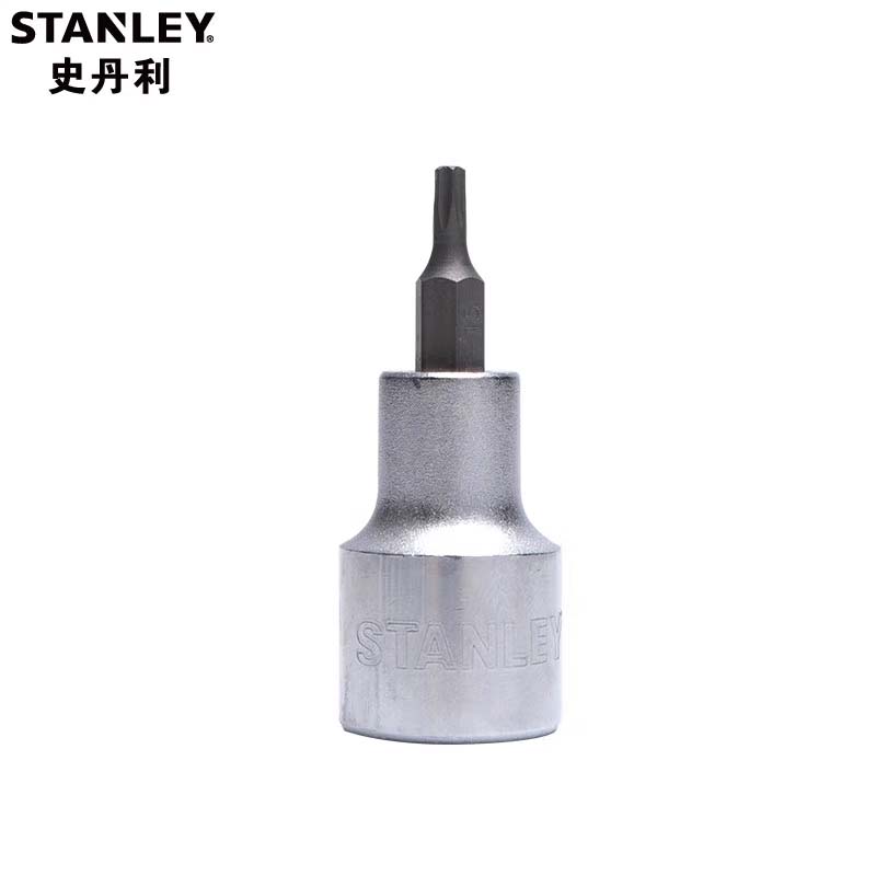 STANLEY史丹利 12.5MM系列中孔花形旋具套筒
