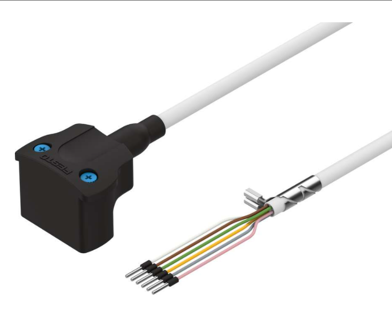 费斯托（FESTO） NEBM编码器电缆 NEBM-M12G12/M12G8/T1G8-RS/E